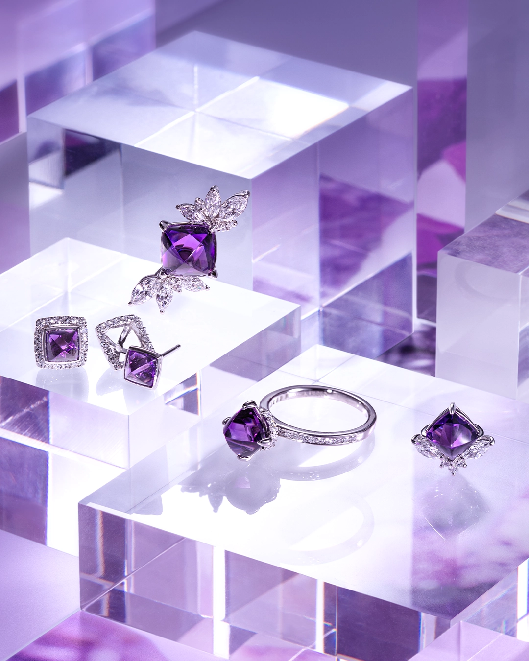 SUWA アメシストジュエリー 『 紫の復権 』コレクション